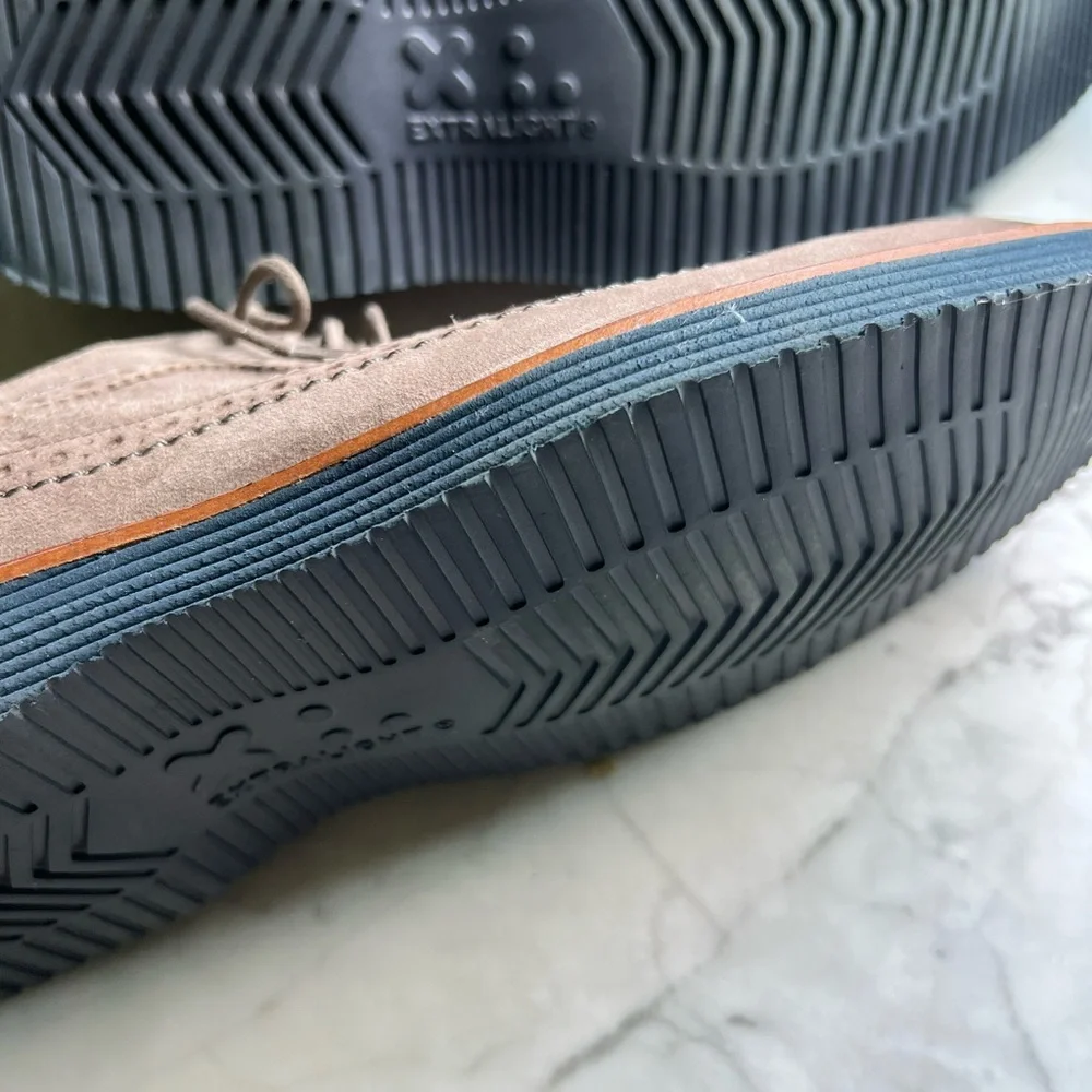 Mens Johnston & Murphy Jensen Longwing Suede Shoes - Picture 5 of 5